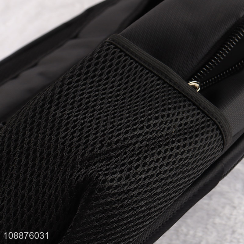 Latest design black polyester men backpack sports lightweight backpack