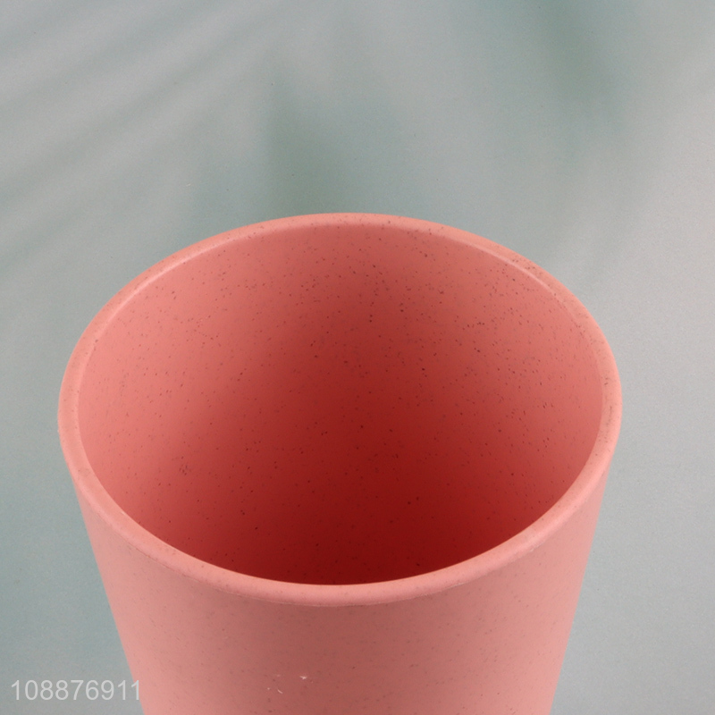 Good Price Durable Wheat Straw Plastic Water Cup Bathroom Tumbler