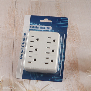 Wholesale Multi Plug Outlet Extender Wall Charger with 6 Grounded Outlets