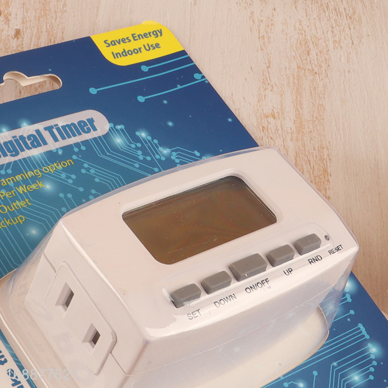 Hot Selling Heavy Duty Indoor Digital Timer with 1 Outlet for Home