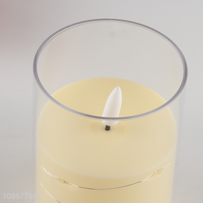 Hot sale home decor smokeless led candle with battery