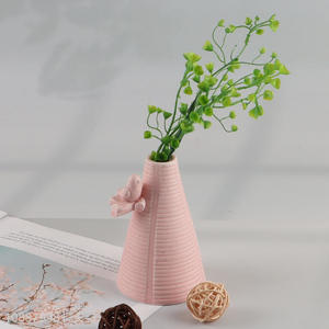 New Arrival Matte Ceramic Flower Vases for Home Kitchen Decor