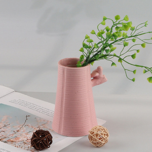 Factory Supply Matte Ceramic Vase for Home Office Tabletop Decor