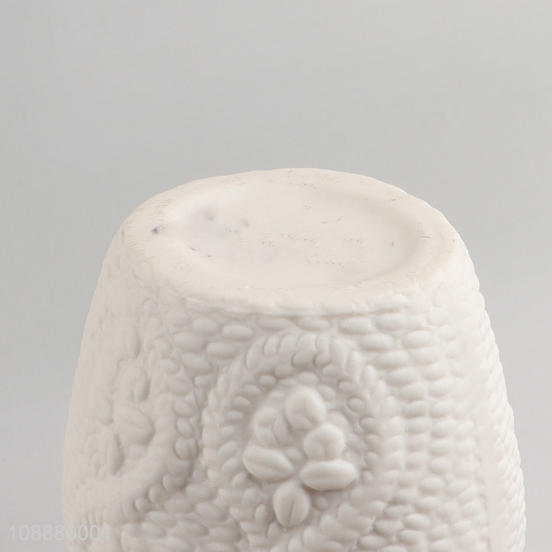 New Product Embossed Ceramic Vases for Home & Table Centerpieces