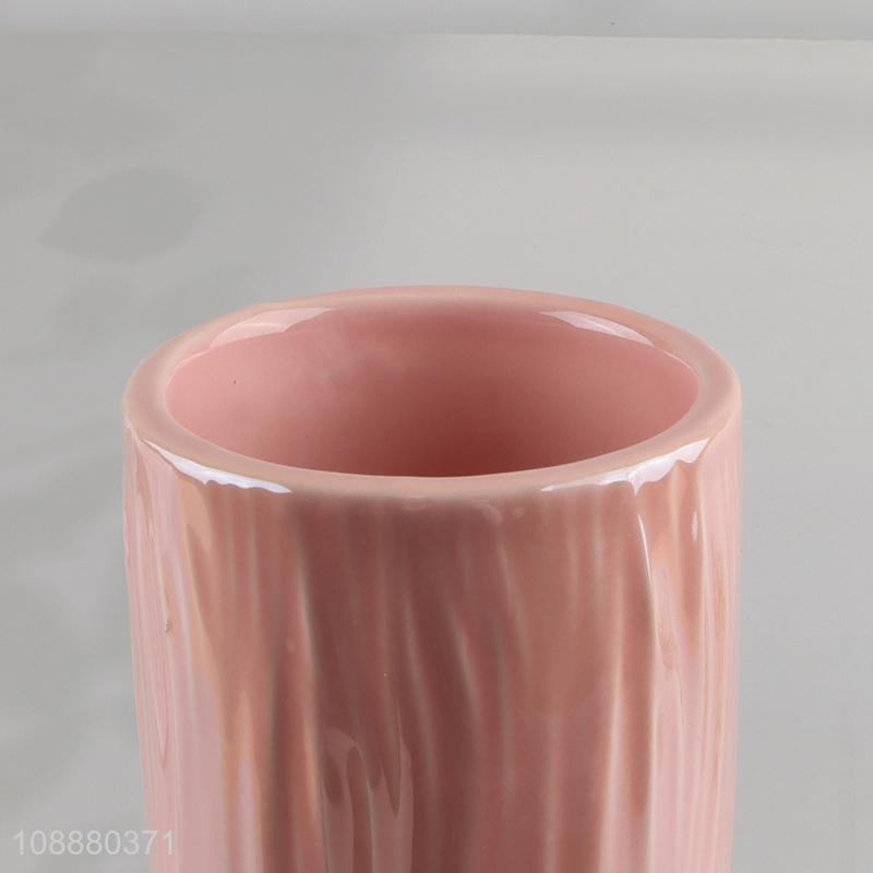 China Imports Glossy Ceramic Vases Hydroponic Vase for Table Decor