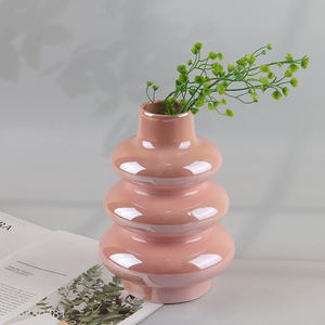 Factory Price Glossy Ceramic Vases Pampas Grass Vases Tulip Vases