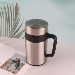 Latest products stainless steel 400ml insulated vacuum cup with handle