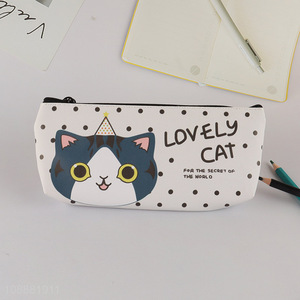 Factory supply cartoon kids students stationery pencil bag for sale