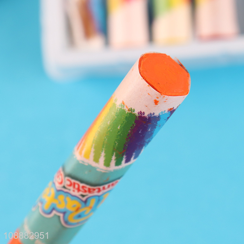 Top selling 12colors non-toxic art supplies oil pastel crayon set