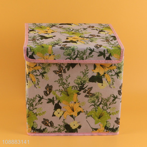 Wholesale Non-Woven Storage Cube Fabric Storage Bin for Clothing Toys Books