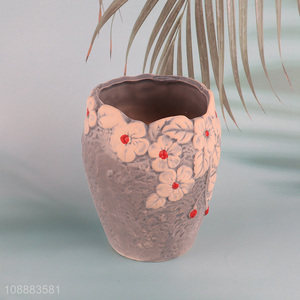 China products ceramic garden supplies flower pot plants pot for sale