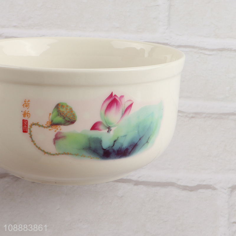 Wholesale 3-Piece Porcelain Food Storage Containers Ceramic Bowl Set with Lid