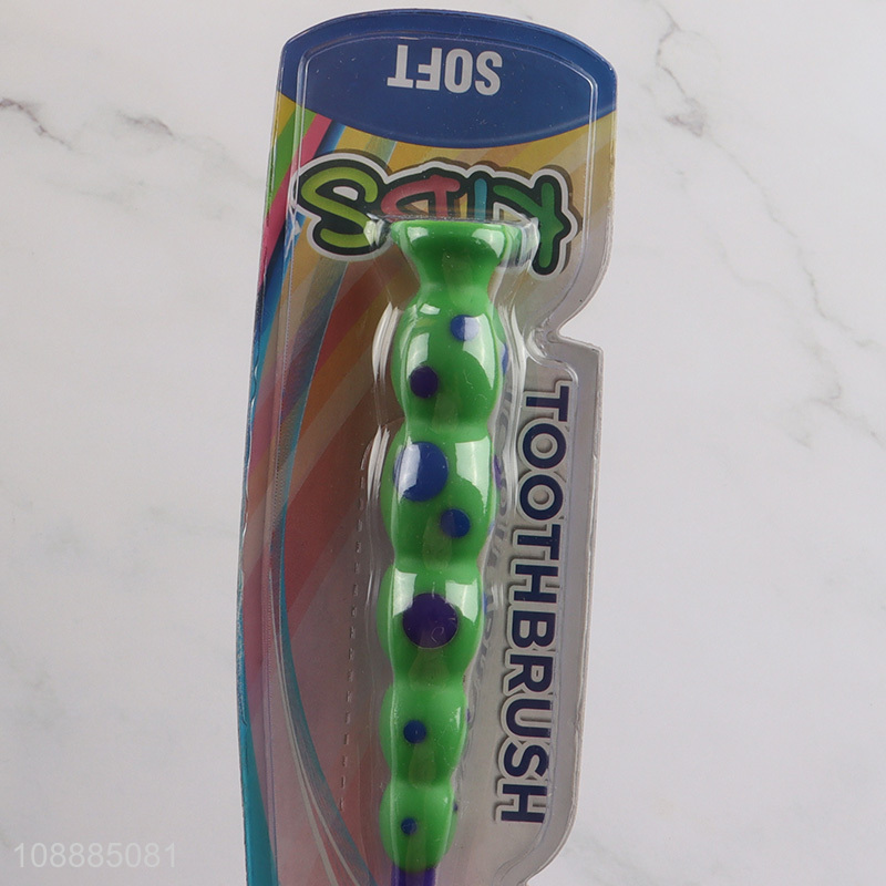 Good quality kids toothbrush cute soft bristles toothbrush for boys girls