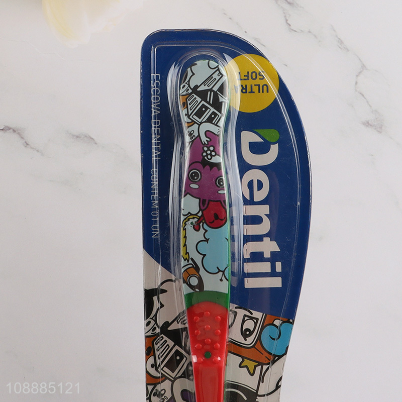 China imports cartoon ultra soft bristles toothbrush for kids boys girls