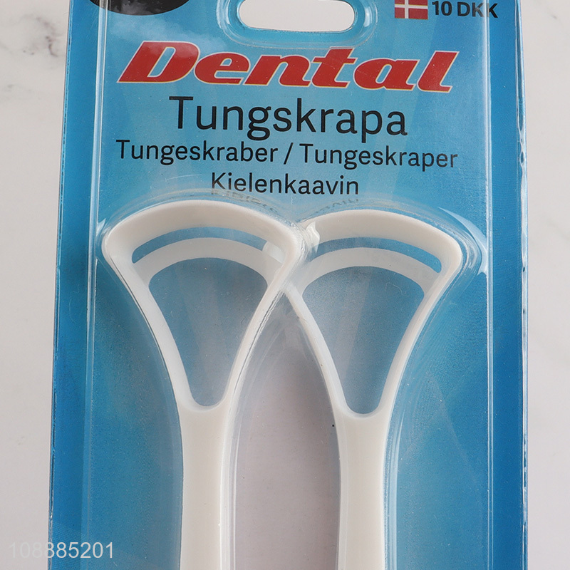 Online wholesale 2pcs tongue scrapers tongue cleaners for oral health
