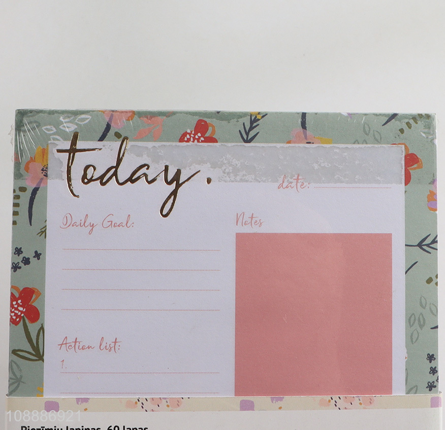 New product to do list notepads memo pads for work academic planner