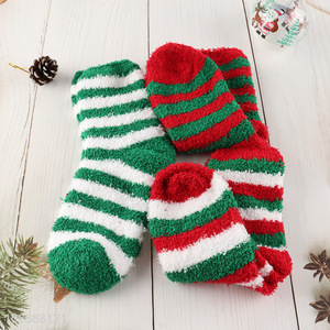 High quality winter microfiber home sleeping socks slipper socks