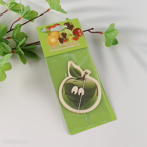 Factory Price Apple Scented Hanging Paper Car Freshener