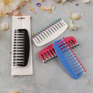 Online wholesale wide toothed heat resistant detangling comb