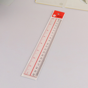 Factory price sturdy plastic ruler durable straight ruler for student