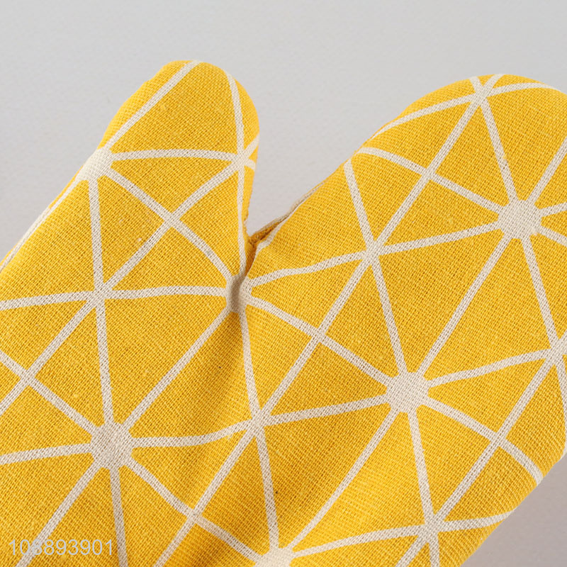 Hot selling heat resistant baking glove non-slip kitchen oven mitt