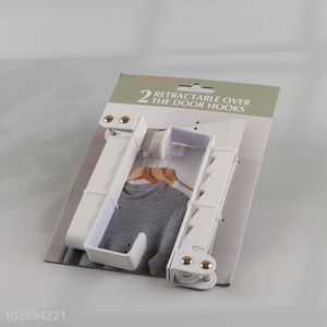 New arrival 2pcs home bedroom over the door hook for clothing