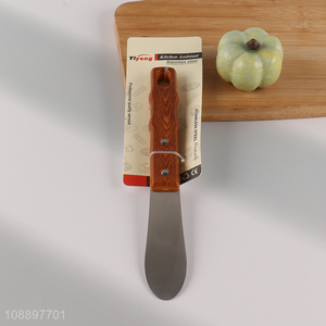 Hot selling stainless steel cheese butter knife with plastic handle