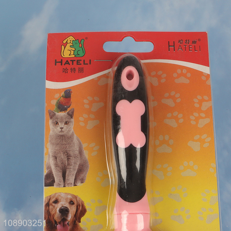 China supplier soft dog cat grooming comb for hair care