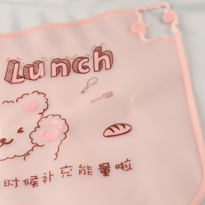 New product cartoon bear heat resistant silicone placemat for kids