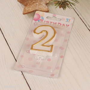 Top sale birthday party number candle cake decoration candle