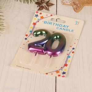 Factory wholesale <em>birthday</em> party number candle cake decoration candle