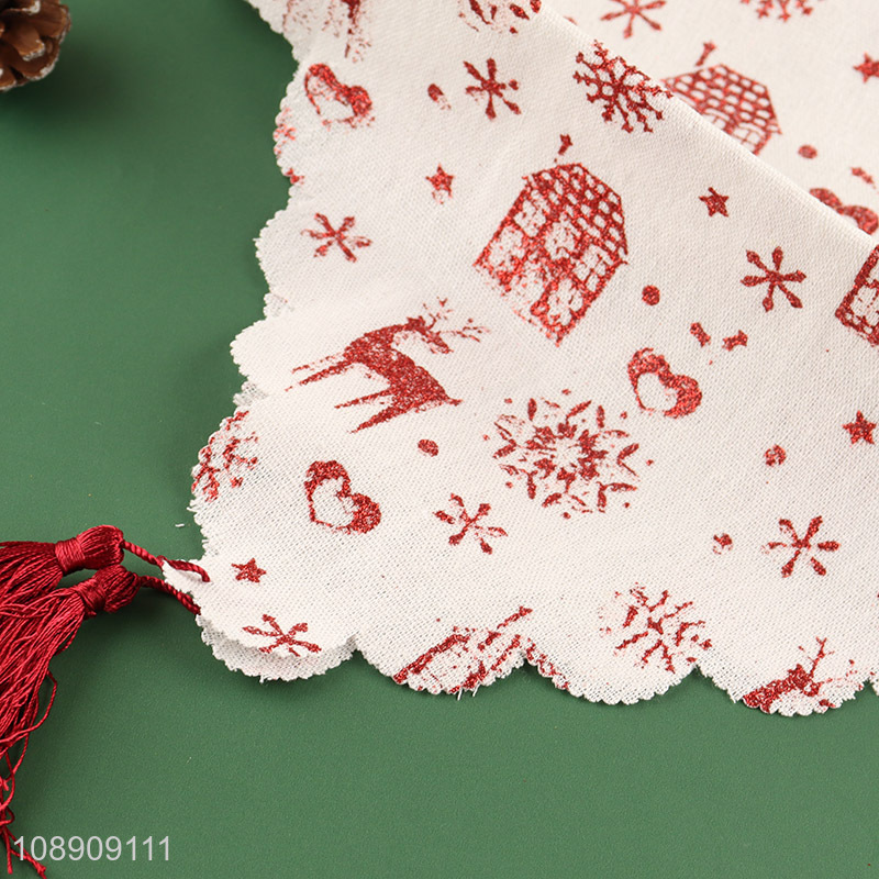 New Product Christmas Table Runner Seasonal Winter Kitchen Decor