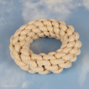 Good sale cotton rope bite-resistant pet chew toy training toy