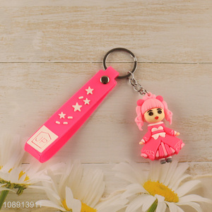 Good Quality Lovely Cartoon Silicone <em>Key</em> <em>Chain</em> Bag Pendants