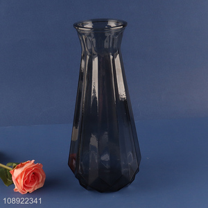 China supplier living room decoration glass flower vase hydroponic vase