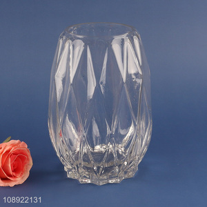 Most popular glass home decor flower vase hydroponic vase