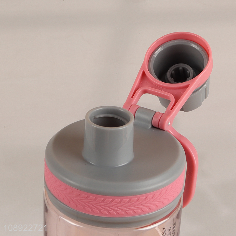 New Arrival Durable Plastic Sports Water Bottle with Spout Lid