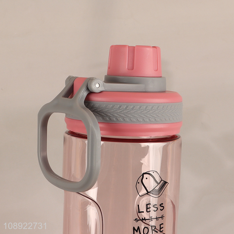 Factory Supply Plastic Fitness Sports Water Bottle with Spout Lid