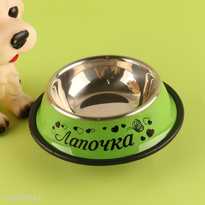 Yiwu market stainless steel pet bowl pet supplies for sale