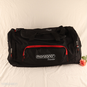 China supplier black portable travel luggage bag for sale