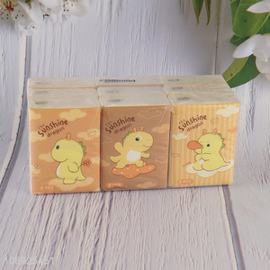 Hot items cartoon printed soft mini facial tissue pocket tissue