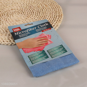 Factory Supply Lint Free Microfiber Cleaning Cloths for Wet and Dry Surfaces