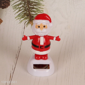 Wholesale Christmas Solar Powered Dancing Toys for Christmas Car Decoration