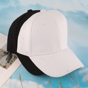 Top products multicolor simple adjustable peaked cap