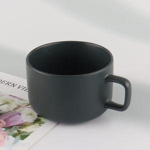 Factory price unbreakable ceramic water cup coffee cup with handle