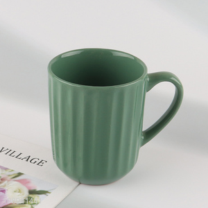 Best selling green ceramic water cup drinking cup wholesale