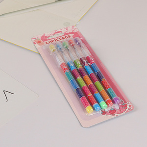 Wholesale 5PCS Stackable Pencils Non-Sharpening Pencils for Kids Students