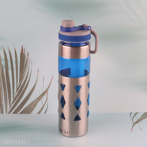 New Arrival 700ml Reusable Plastic Sports Water Bottle for Fitness