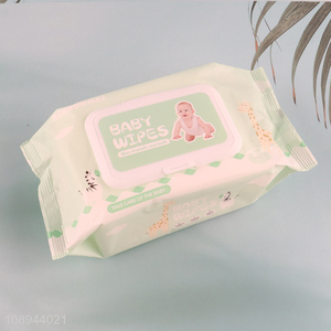 High Quality 80PCS Baby Hand and Face Wipes Skin-Friendly Soft Cleaning Wipes