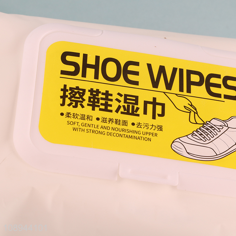 High Quality 80PCS Shoe Wipes Sneakers Cleaning Wipes for Mesh Shoes